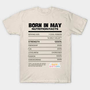 Born in may T-Shirt